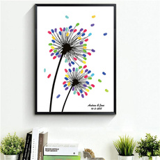 canvas paintig, Decor, Gifts, dandelion