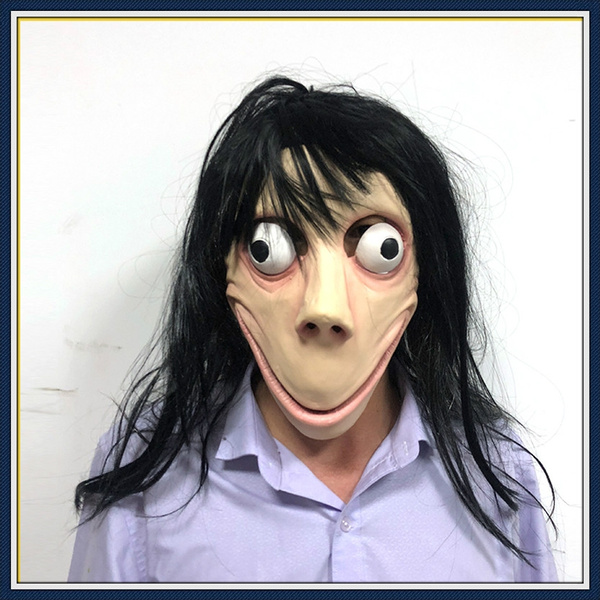 Creepy Youtube Momo Challenge Momom Mask Halloween Cosplay Latex Mask | Wish
