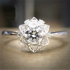 Sterling, wedding ring, Romantic, Engagement Ring