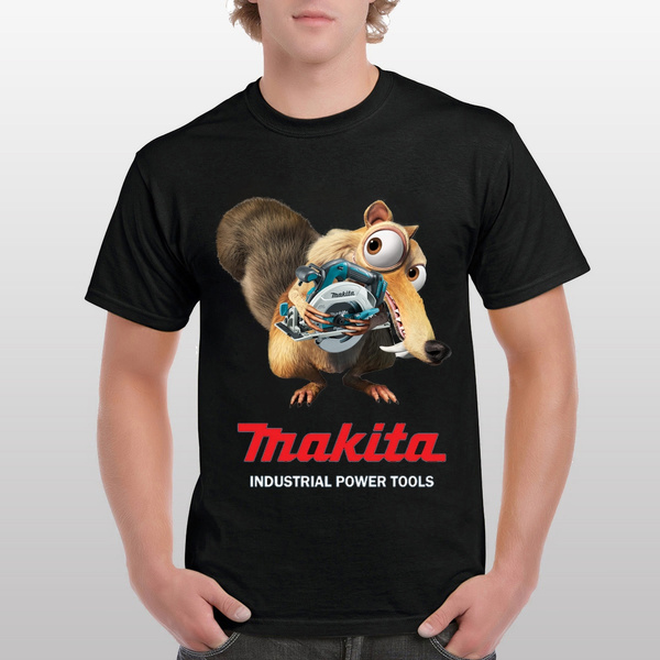 Funny Tee Squirrel Hug Industrial Power 