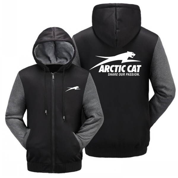 Arctic Cat Hoodies Men Fashion Coat Zipper Hoodie Wool Liner Jacket Arctic Cat Sweatshirts Hoody Wish