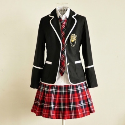 girls red school coat