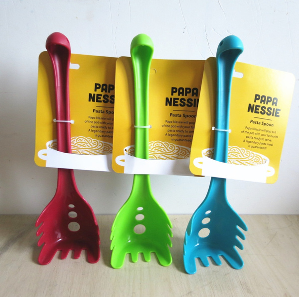 Cute Loch Nessie Monster Stand Soup Spoon Ladle Filter Colander