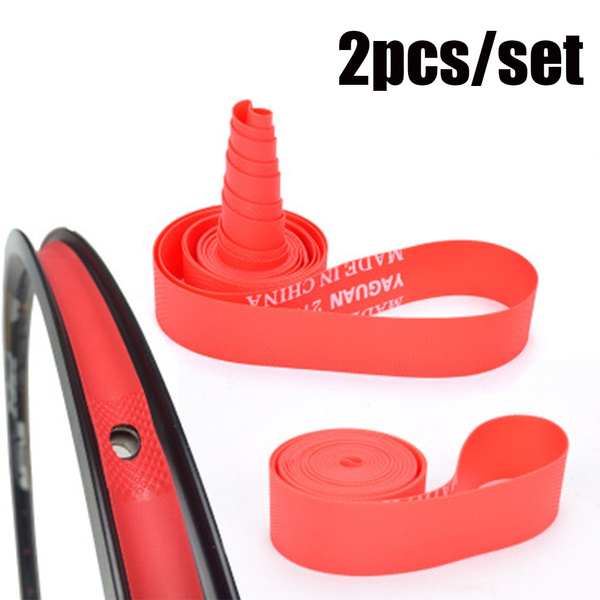 New Red Rim Liner Bike Inner Tube Pad Bicycle Tire Liner  Anti Puncture Tape 