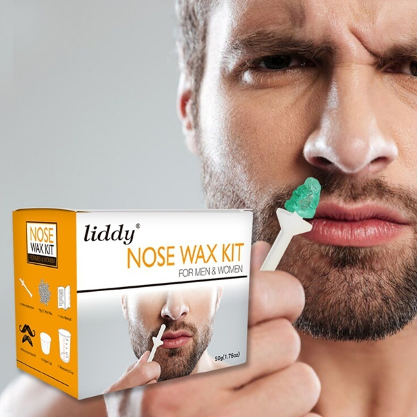 Nose Hair Removal Wax Set Paper-Free Nose Hair Wax Beans Nostril Cleaning  Wax Kit New Portable Wax Kit | Wish
