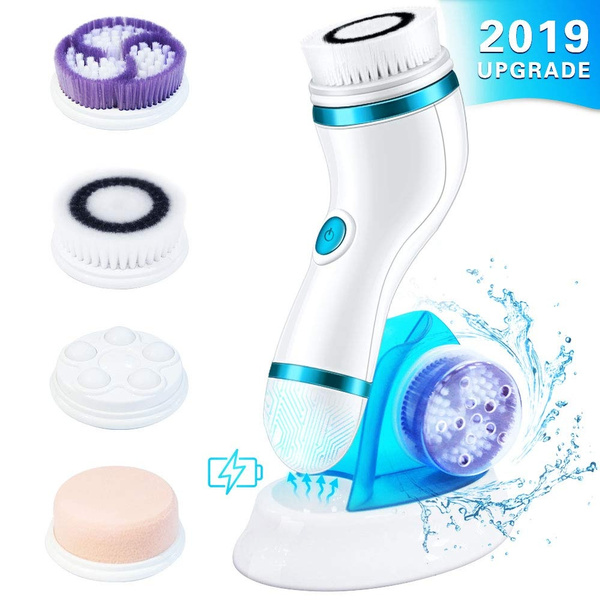 rotating face scrubber