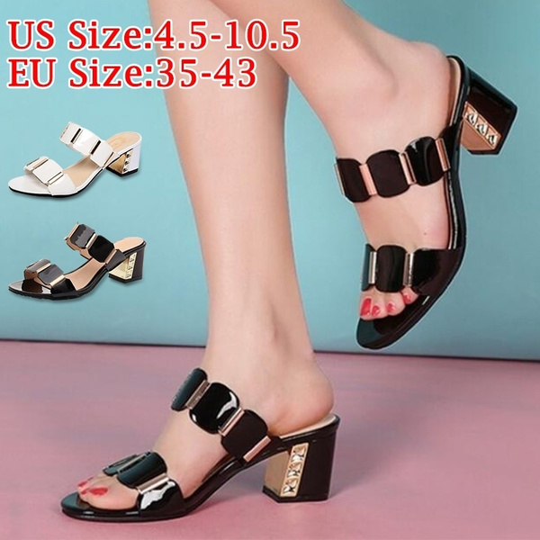 Size 34--43 Heel Sandals Women Shoes Summer High Heels Sandals