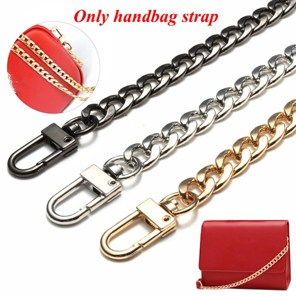 40-120cm Women Metal Gold chain Adornment Purse Straps Bag Parts Bags Chains  Gold Belt Metal For Handbags chain mini accessories