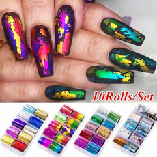 Nails, nail stickers, Laser, Beauty