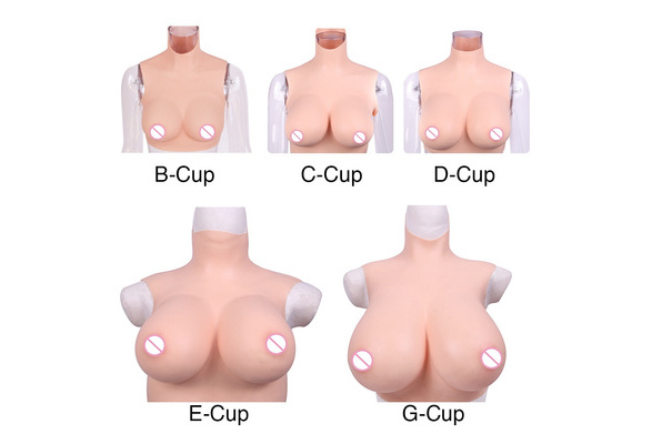 B,C,D,E,G Cup Realistic Fake Boobs Artificial Silicone Breast