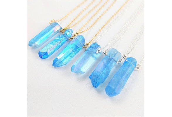 Glass bead necklace blue | Livingstones Supply Co.
