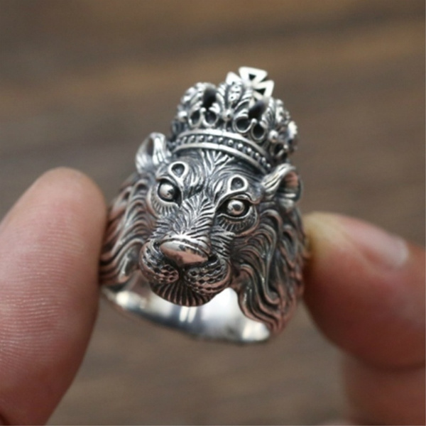 mens animal rings