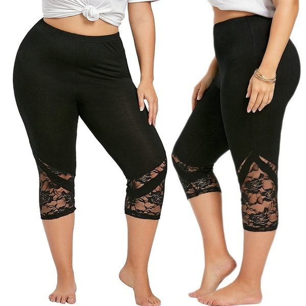 Lace Leggings Skinny Trousers Ladies 