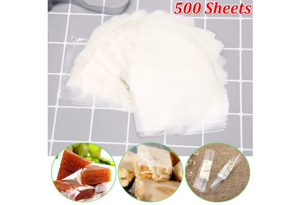 500sheets edible glutinous rice paper xmas wedding candy food sweets wrapping US 