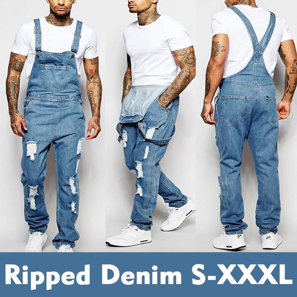 Distressed deals overalls mens