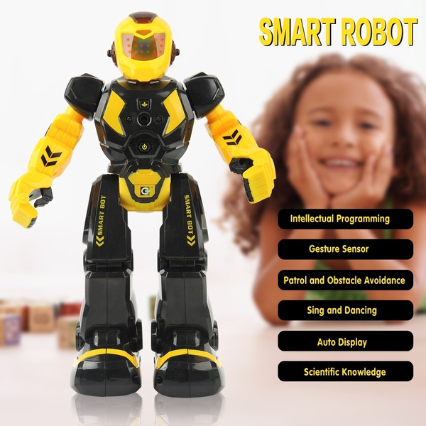 Kid Remote Control Intelligent Robot Gesture Sensor Singing Dancing Toy 