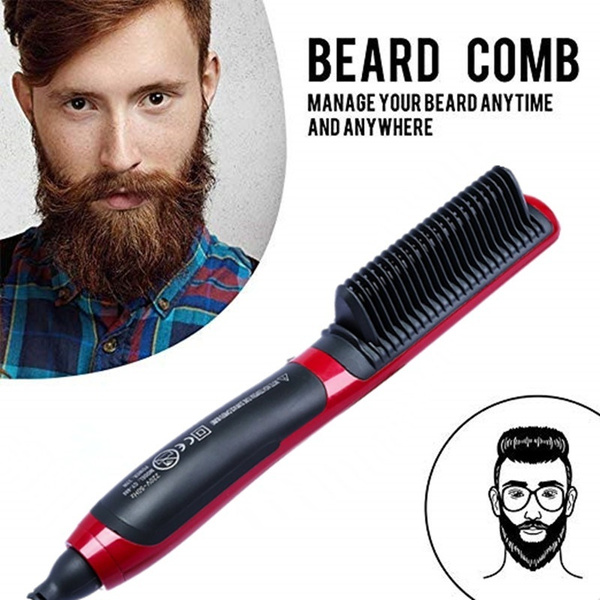 beard comb and straightener