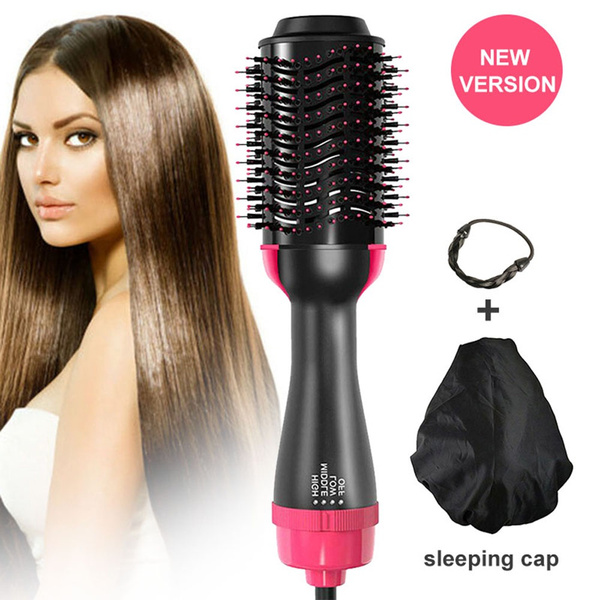 One Step Hair Dryer Comb Volumizer Brush Straightener Curler+Sleep Cap+2pcs Wig Rope | Wish One Step Hair Dryer Comb Volumizer Brush Straightener Curler+Sleep Cap+2pcs Wig Rope | Wish