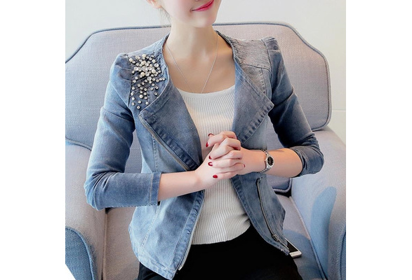 Ladies jeans jacket on sale snapdeal