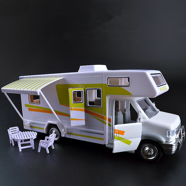 Unibos Diecaste Car Jeep & Caravan Trailer Toy For Kids 
