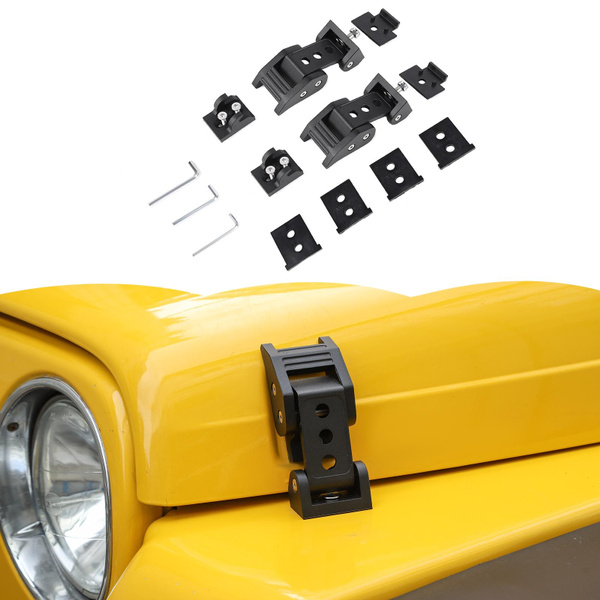 Aluminum Alloy Car Hood Lock Latch Stainless Steel Hood Lock Buckle