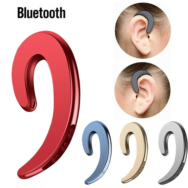 1PCS Light Weight Non Ear Plug Wireless Bluetooth Headset