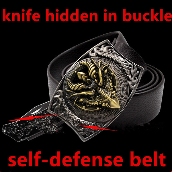 Self defense shop belt buckle