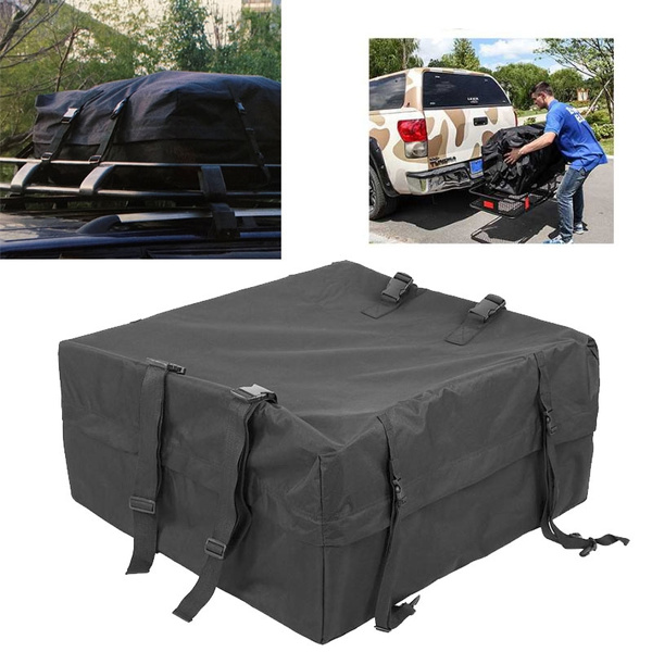 Car Vehicle Waterproof Roof Top Bag Cargo Pack Bag Storage Box Luggage Rack Holdall Car Roof Bag