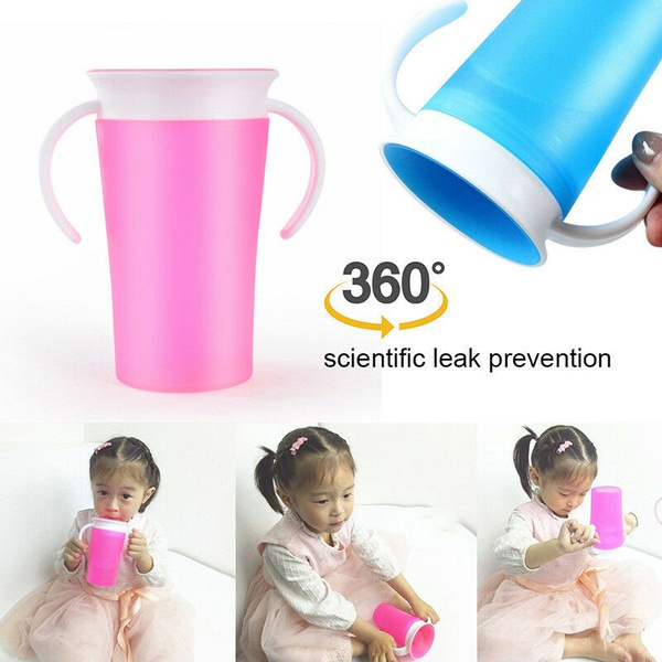 Cute Baby Magic Trainer Cup Leakproof Cup Baby Toddler Learn to