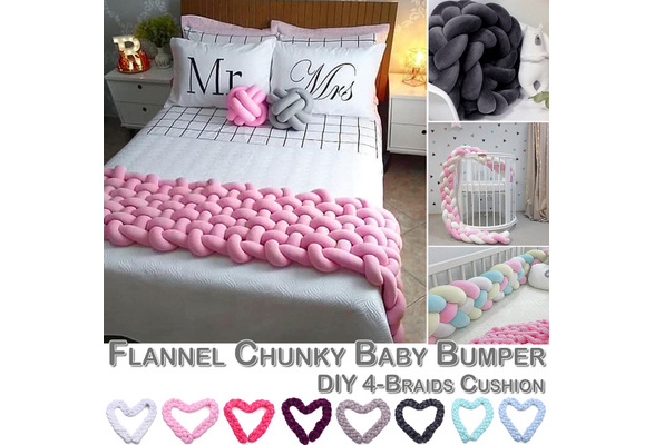 chunky knit cot bumper