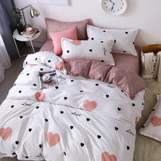 pink, Love, Heart, beddingsheet