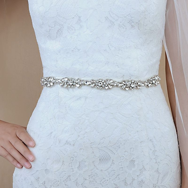 thin wedding belt