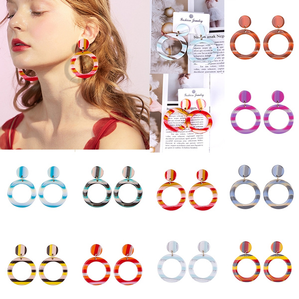 Pendientes Acrílicos Redondos Coreanos Pendientes Pendientes Pendientes Acrílicos Redondos Coreanos Pendientes Pendientes