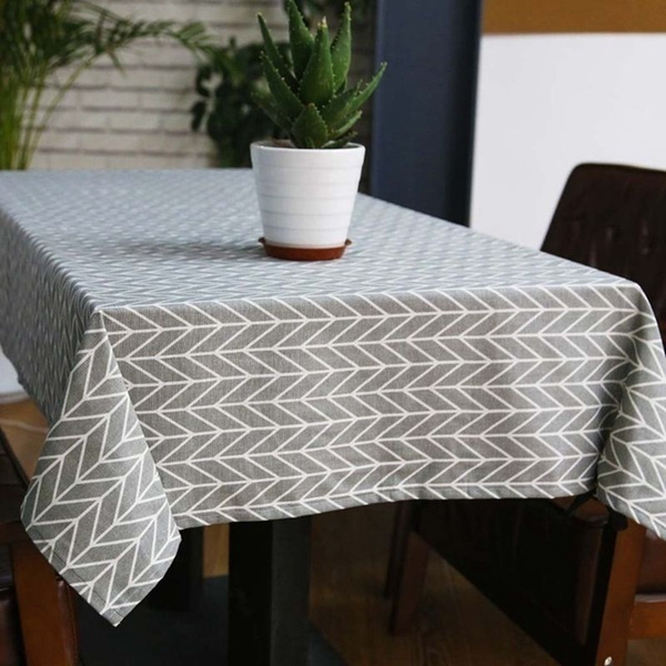 Country Style Table Cloth Cotton Linen Plaid Tablecloth Rectangular Tablecloths Dining Cover Wish Country Style Table Cloth Cotton Linen, Country Style Tablecloths