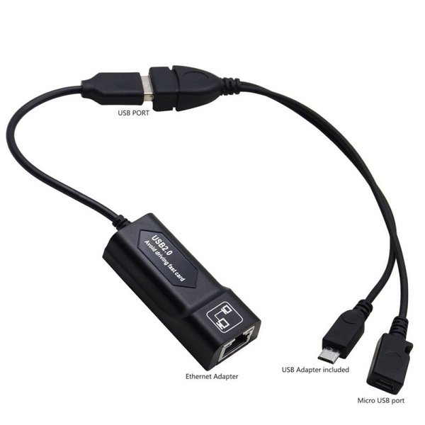 Buffering reducing lan ethernet adapter for fire tv 3 or stick gen 2 wish