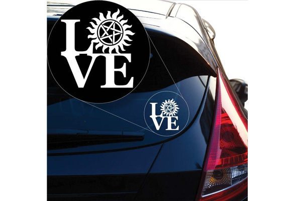 LOVE Supernatural Decal Sticker for Car Window, Laptop and More # 976 –