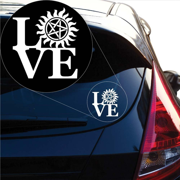LOVE Supernatural Decal Sticker for Car Window Laptop and More # 976 