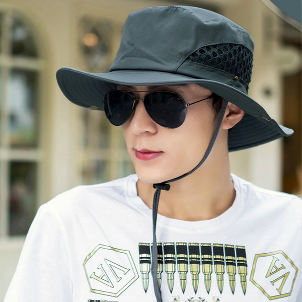Men's Bob Summer Bucket Hats Outdoor 