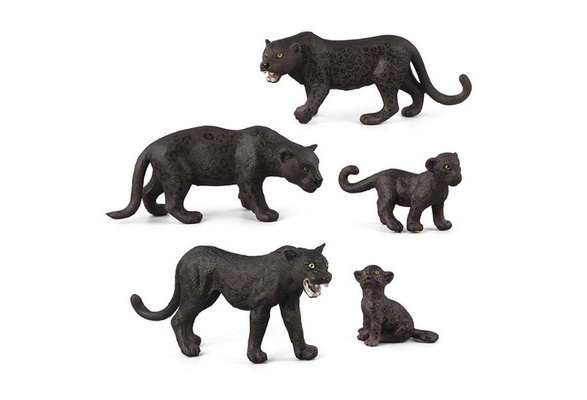 black panther animal figurine