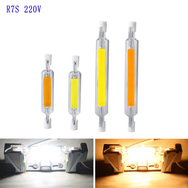 R7S 118mm LED Glass Tube Lamp 10W, 10W R7S LED COB 118MM Light
