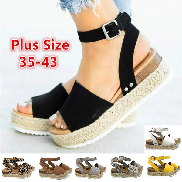 Women Casual Shoes Fashion Breathable Sandals Summer Ankle Strap