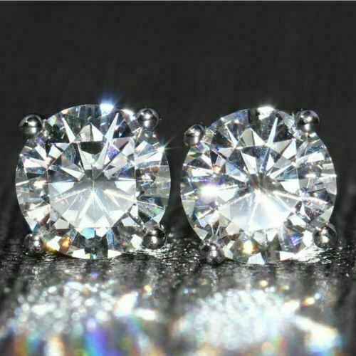 4.8 ct. t.w. White Sapphire Stud Earrings in Sterling Silver | BJ's  Wholesale Club