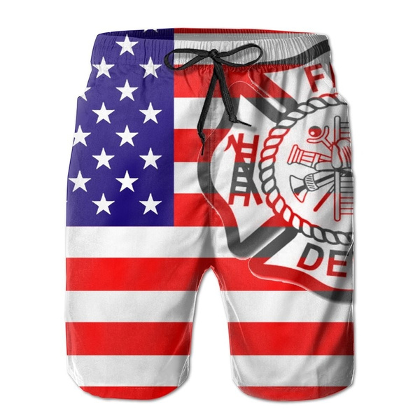 firefighter swim trunks