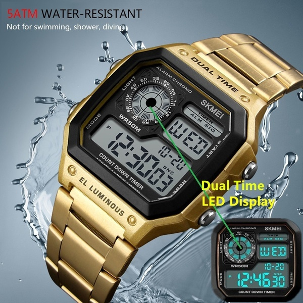 wrist watch with countdown timer