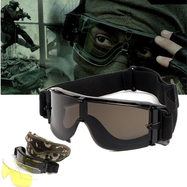 Outdoor Fashion Military Army Bullet-proof Goggles Sunglasses Wind