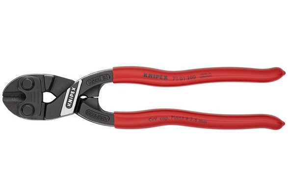Knipex 8" High Leverage CoBolt Cutters 7101200 Cuts Cable Bolt Piano Wire Nail 