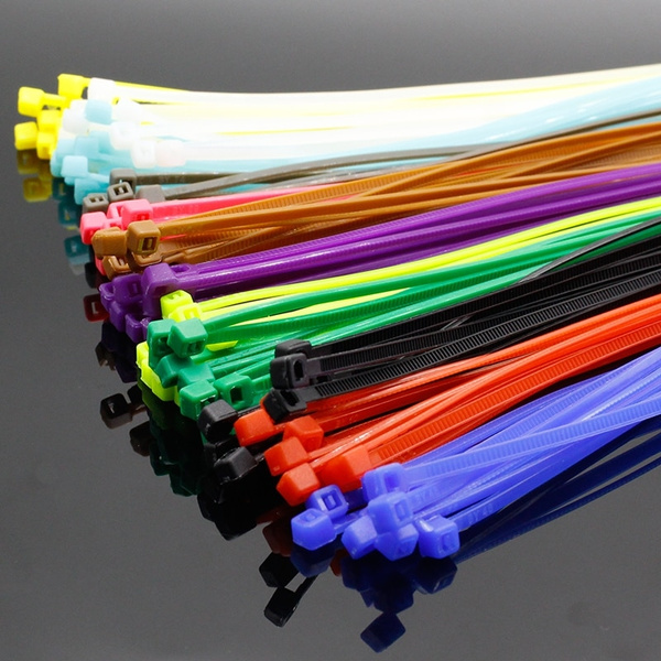100Pcs/pack 3*100mm Standard Self-locking Plastic Nylon Cable Ties,Wire Zip Tie 