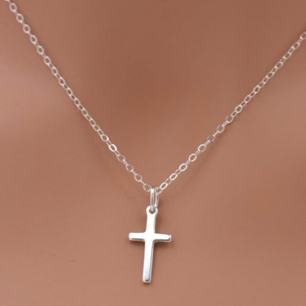ChicSilver Cross Necklace for Women 925 Sterling Silver Infinity Pendant  Necklace for Girls Religious Jewelry Gift - Walmart.com