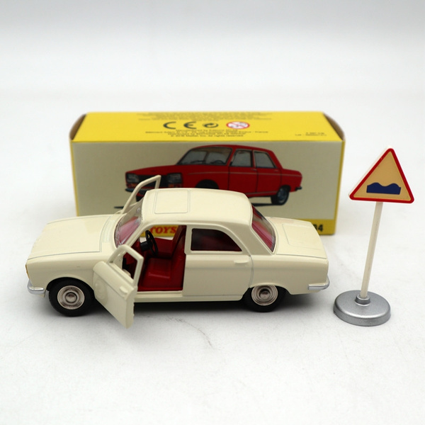 Atlas 1:43 Dinky Toys 1428 PEUGEOT 304 white Diecast Models