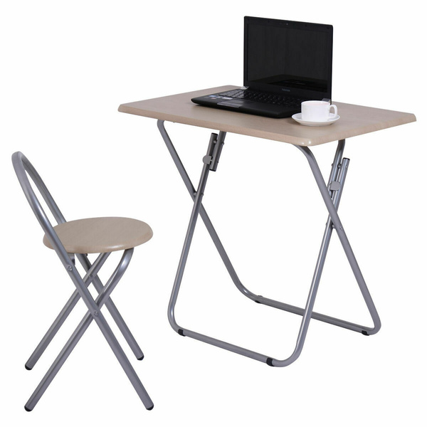 Kids folding best sale desk and chair